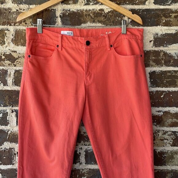 Gap 1969 Zip Leg Legging Jean in Flamingo Size 30/10R - Picture 2 of 8